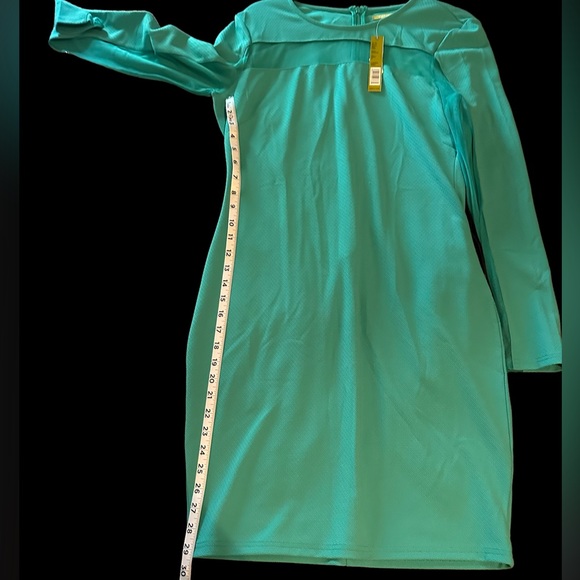 NWT-Gianni Bini Turquoise Dress Size L - Picture 6 of 6